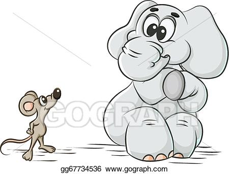elephants clipart mouse