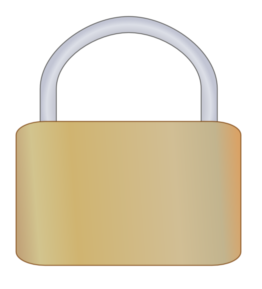padlock clipart combination lock