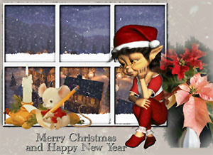Elf clipart animated. Free christmas elves animations