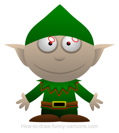 elf clipart easy