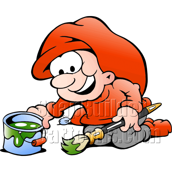 elf clipart painting