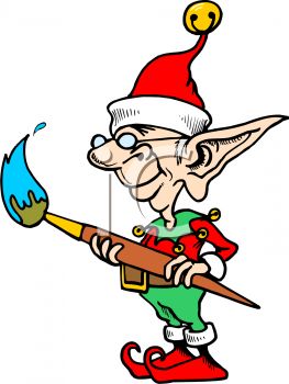 elf clipart painting