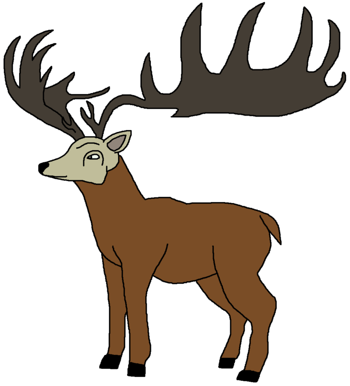 elk clipart animal extinction