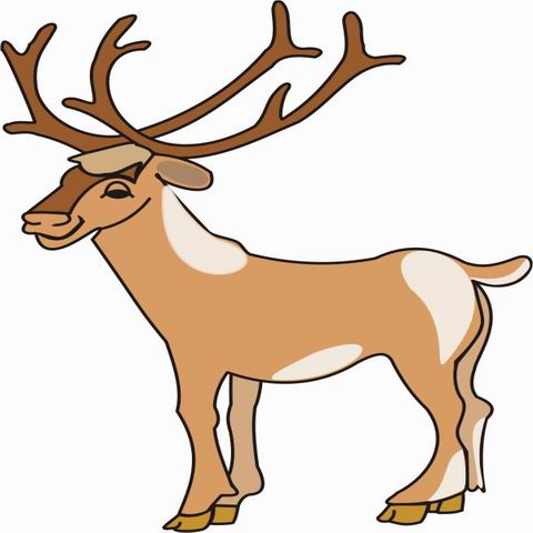 elk clipart animated