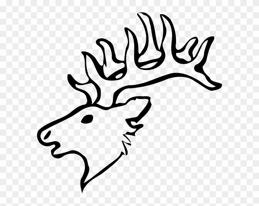Elk clipart simple. Head drawing hd png