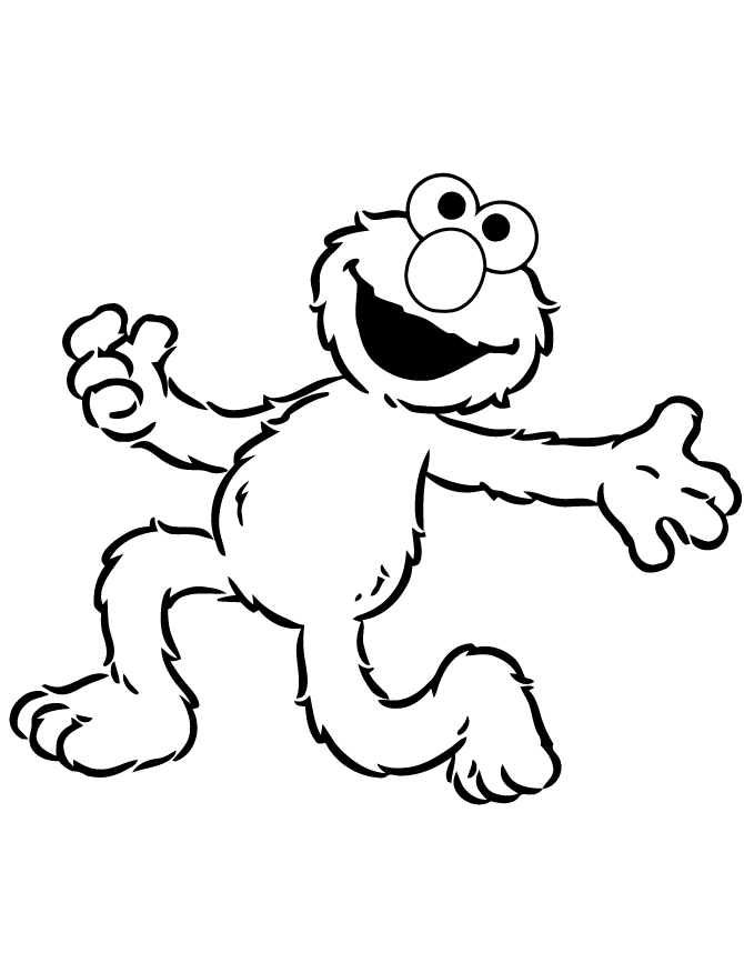 Elmo clipart black and white. Free download clip art