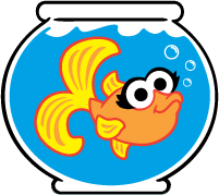 goldfish clipart elmo