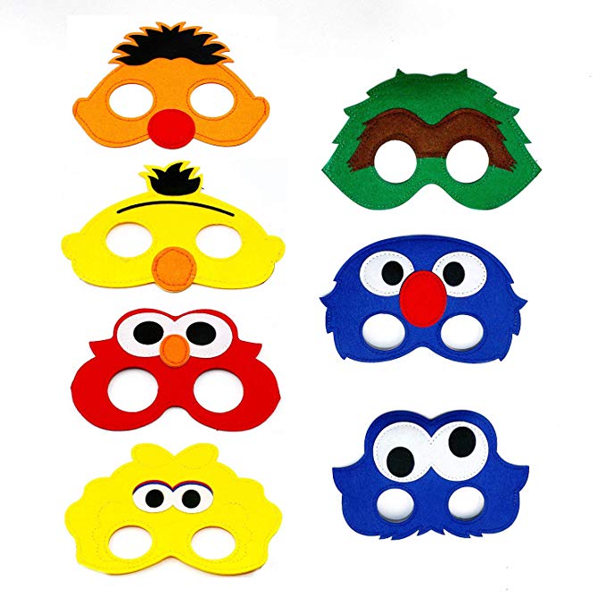  pcs sesame street. Elmo clipart felt