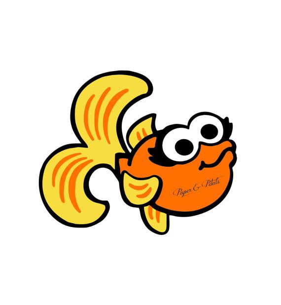 elmo clipart goldfish