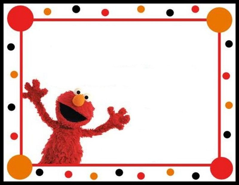 elmo clipart invitation