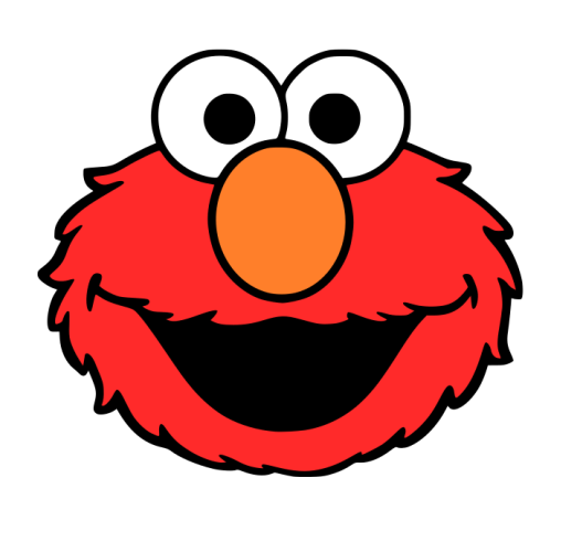 Elmo clipart silhouette. Crafting with meek s