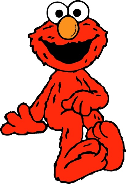 elmo clipart vector