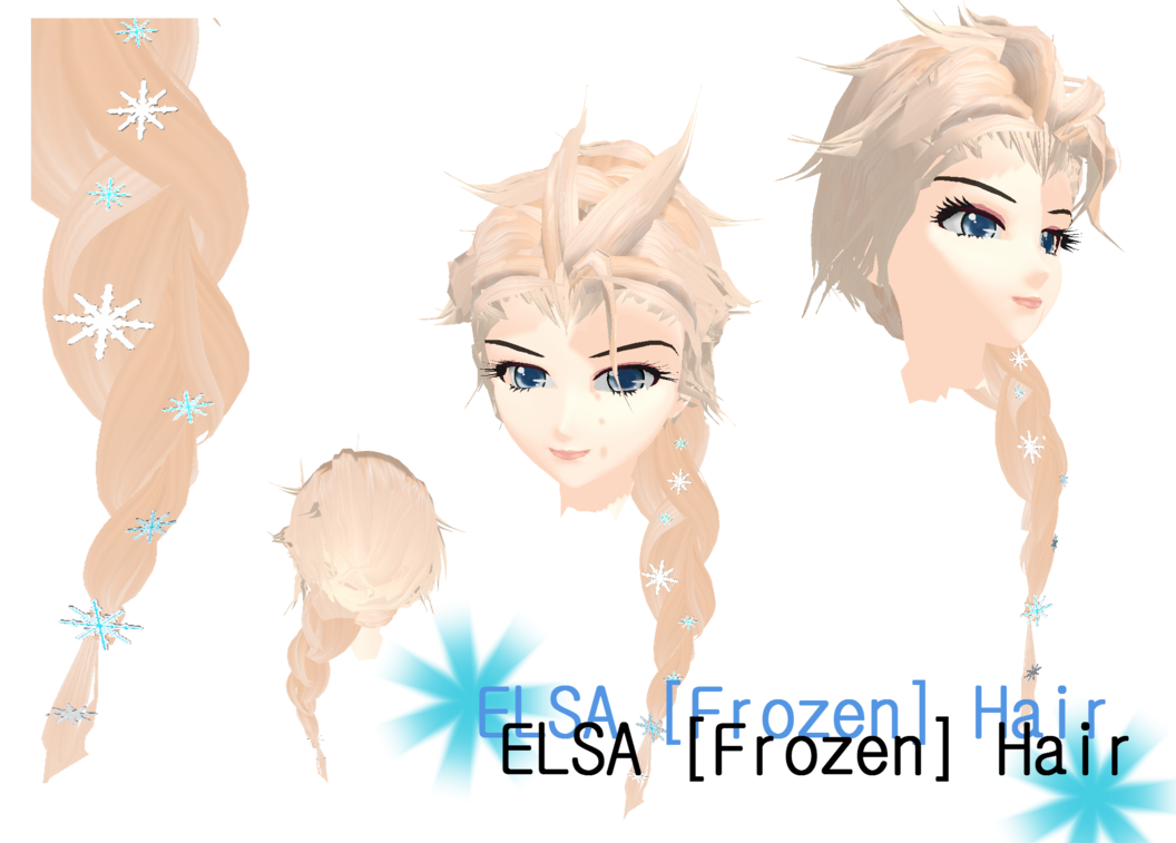 frozen clipart elsa hair