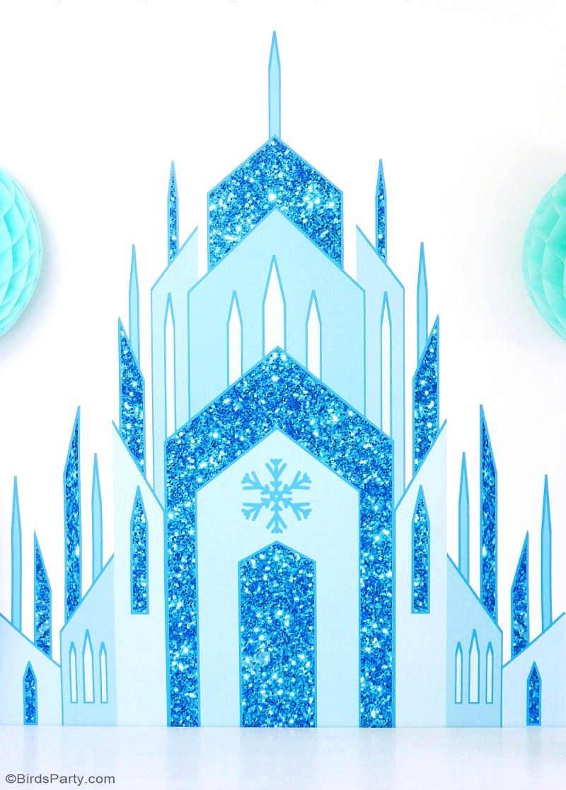 Diy inspired birthday party. Elsa clipart frozen castle