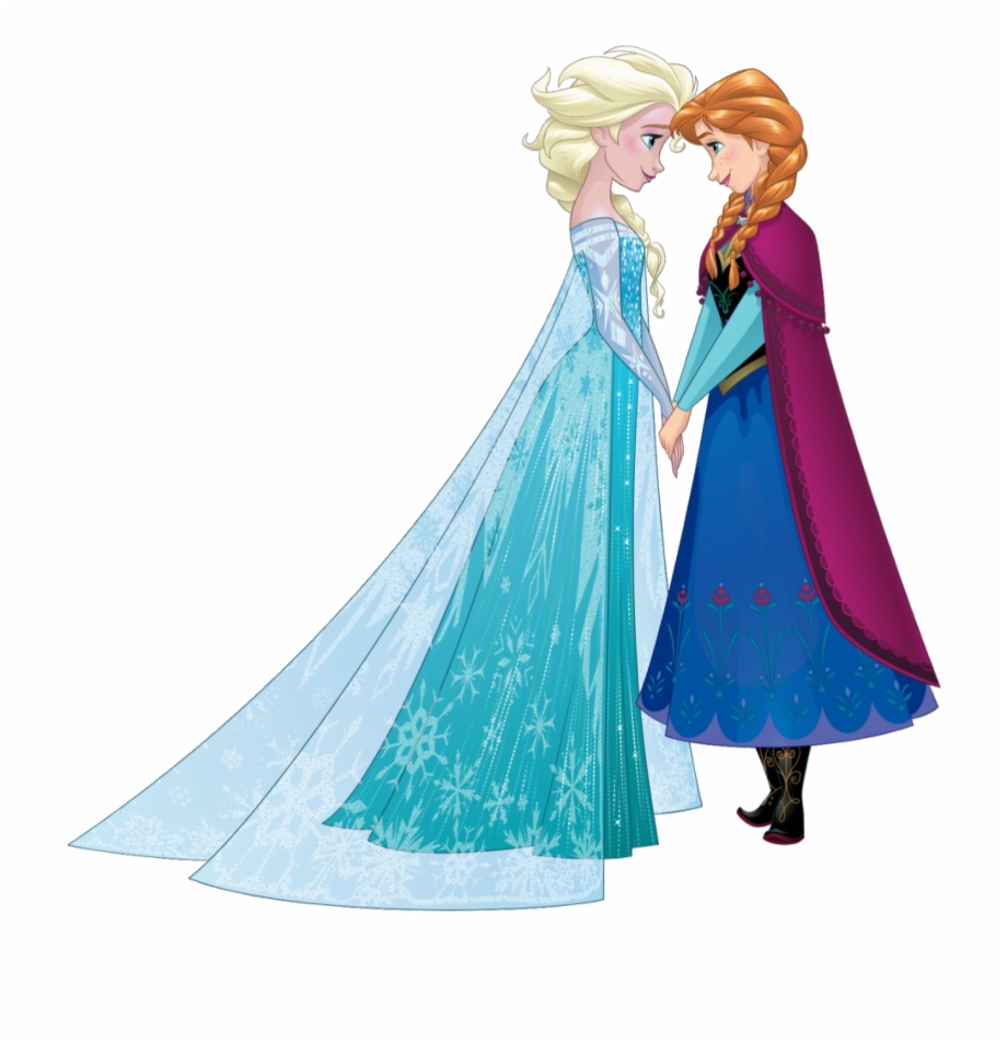 Frozen clipart frozen sisters. Elsa and anna disney