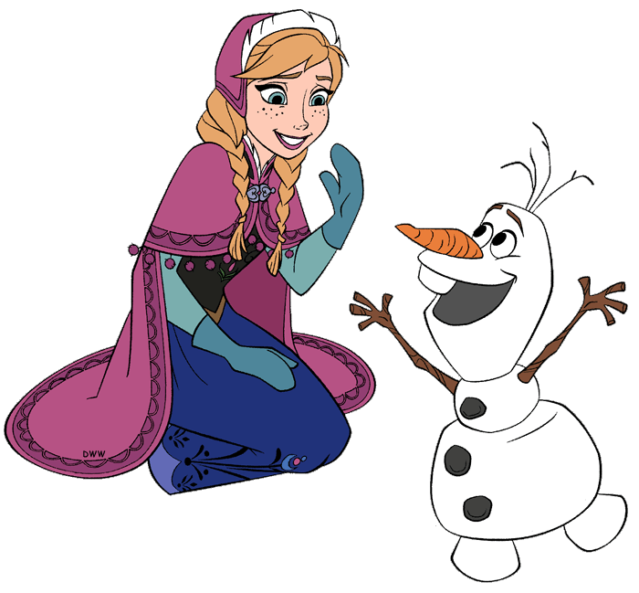olaf clipart frozen movie