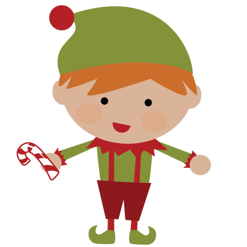 Elves clipart pants. Santa and elf on
