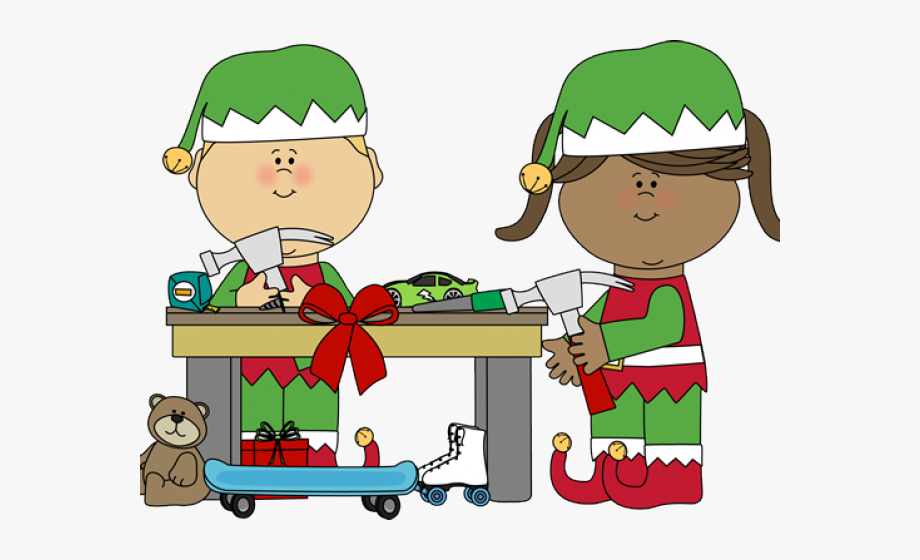 Elves clipart thing. Elf months until christmas