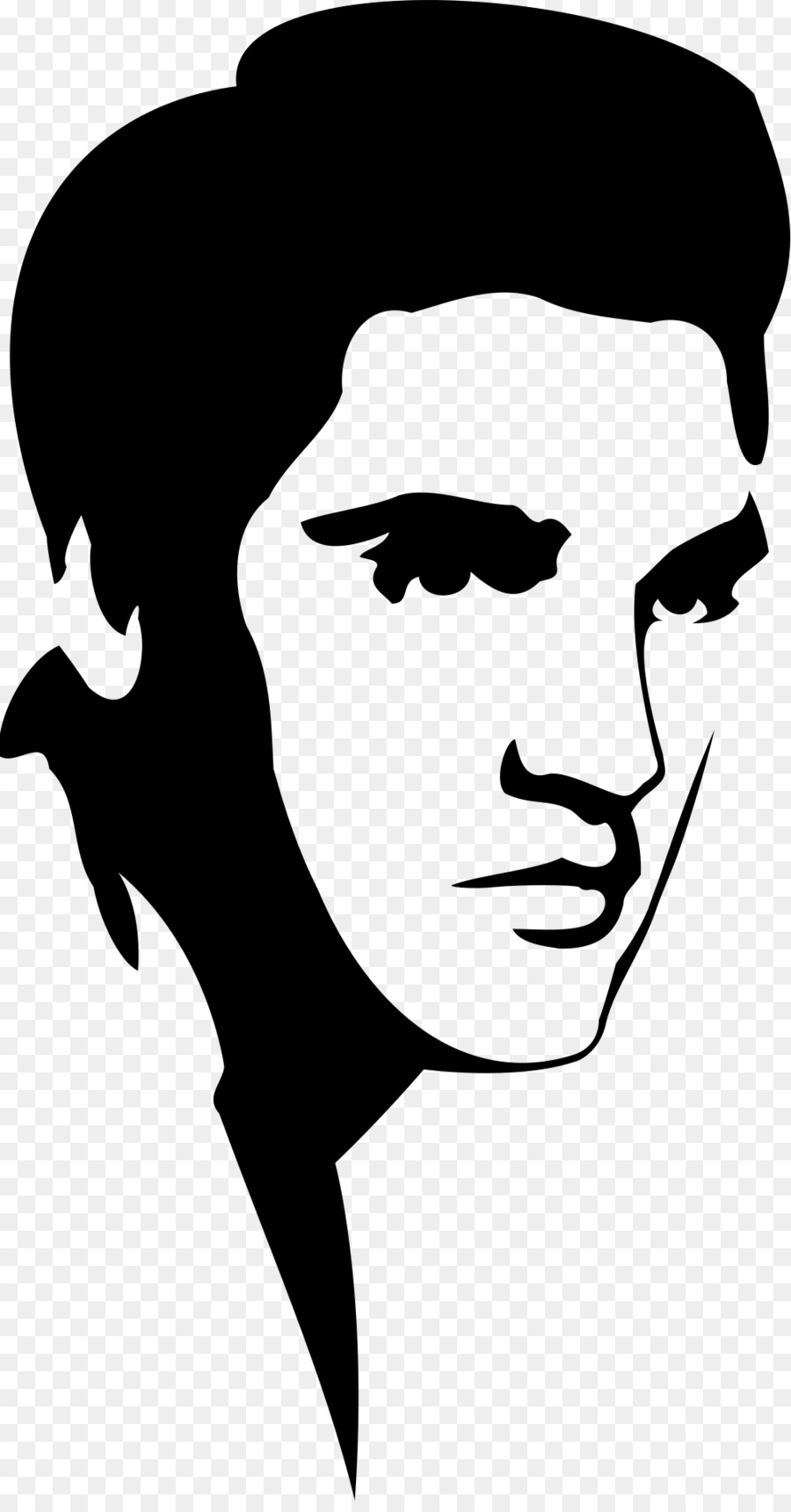 Elvis clipart. Presley stencil silhouette clip