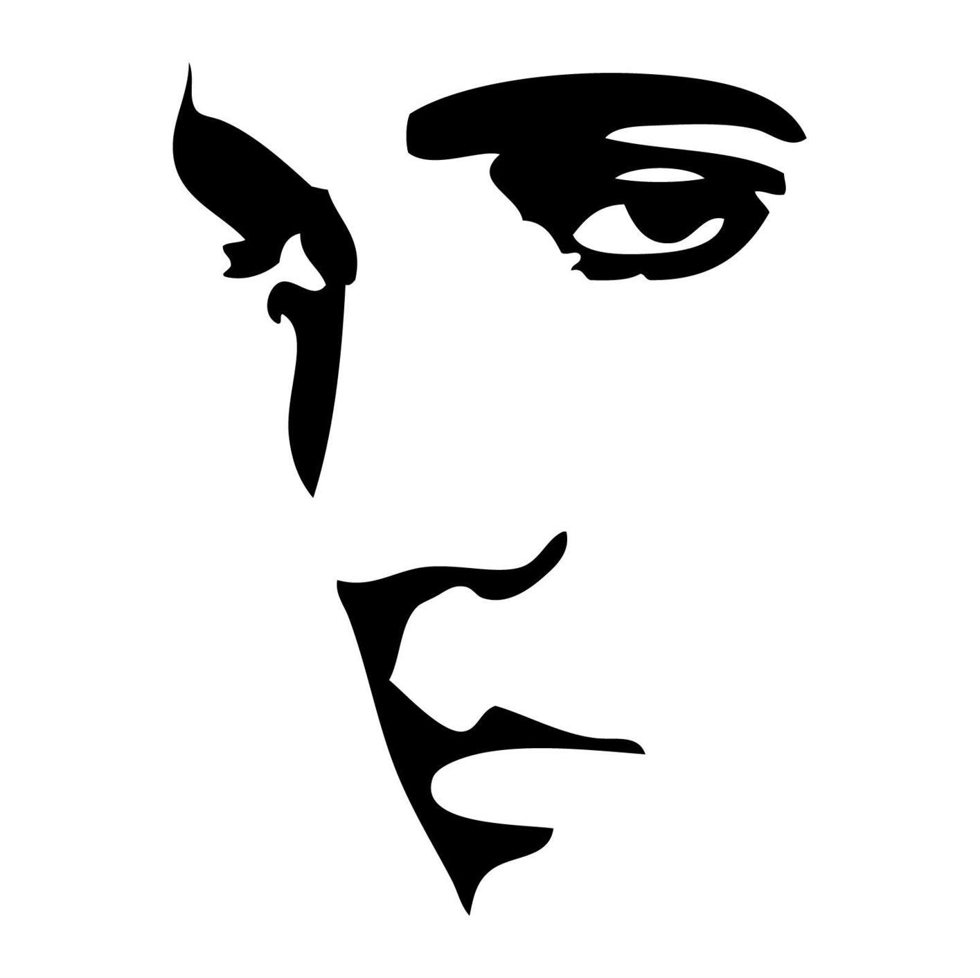 Elvis clipart cake. Presley black and white