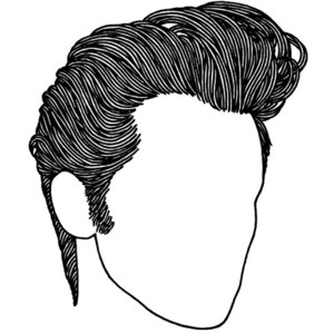 Elvis clipart hairstyle. Hair png transparent images