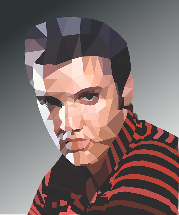 Elvis clipart portrait. Inkscape digital arts and