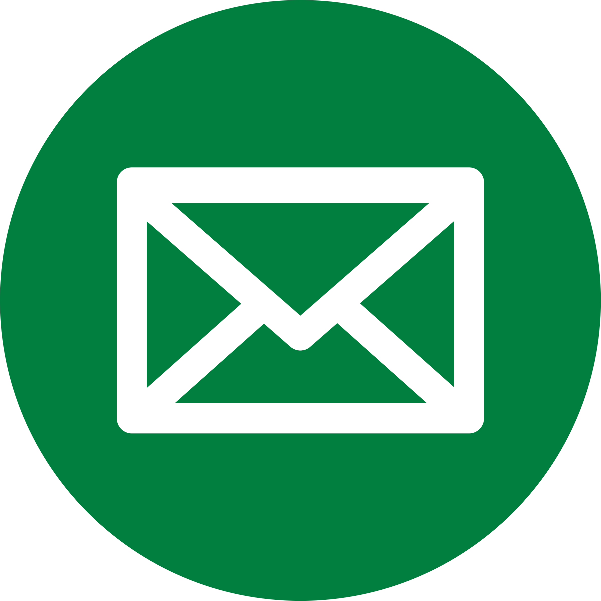 Green big image png. Email clipart mail icon