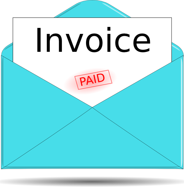 Invoice clip art at. Email clipart money envelope