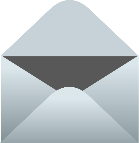 email clipart opened envelope