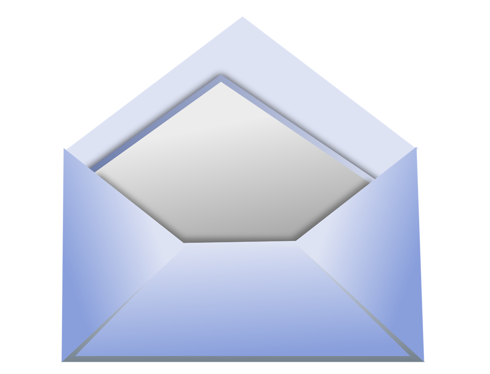 mail clipart back envelope