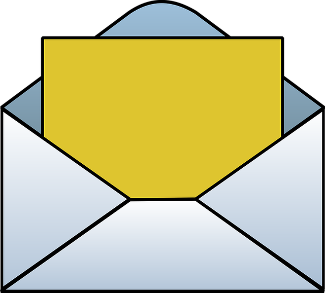 mail clipart opened envelope
