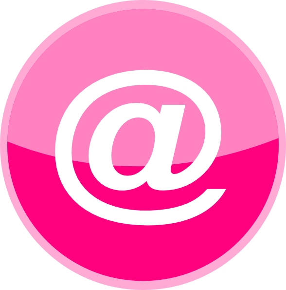 pink clipart email