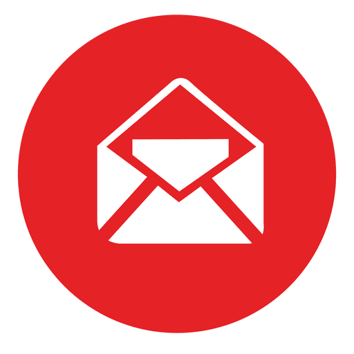 Email icon png. Round transparent svg vector