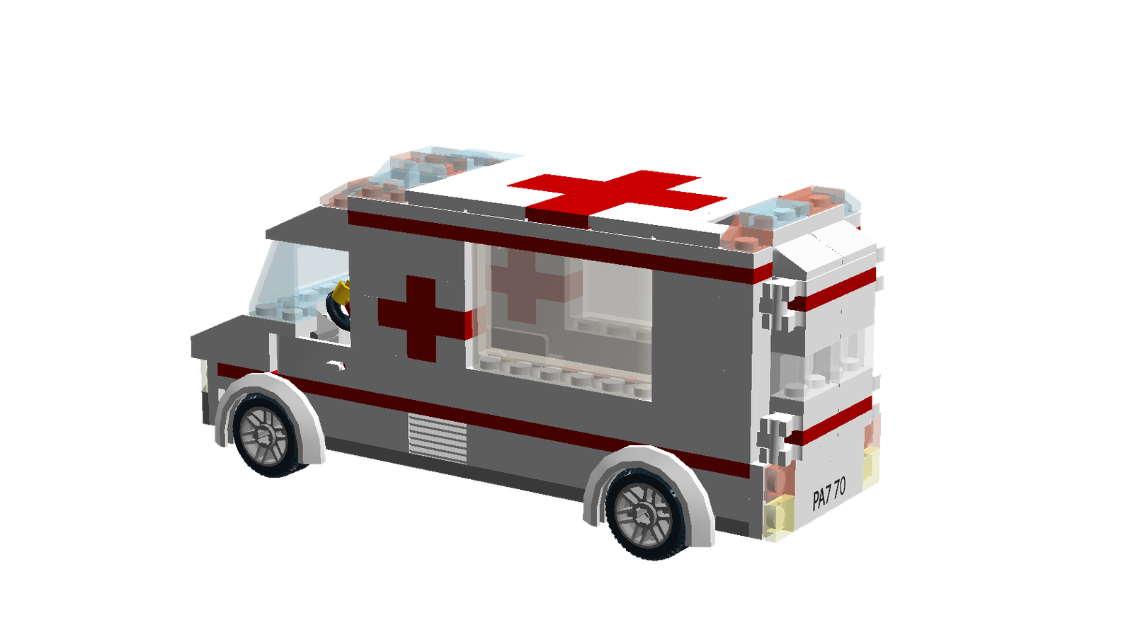 Lego ideas product car. Emergency clipart ambulance driver