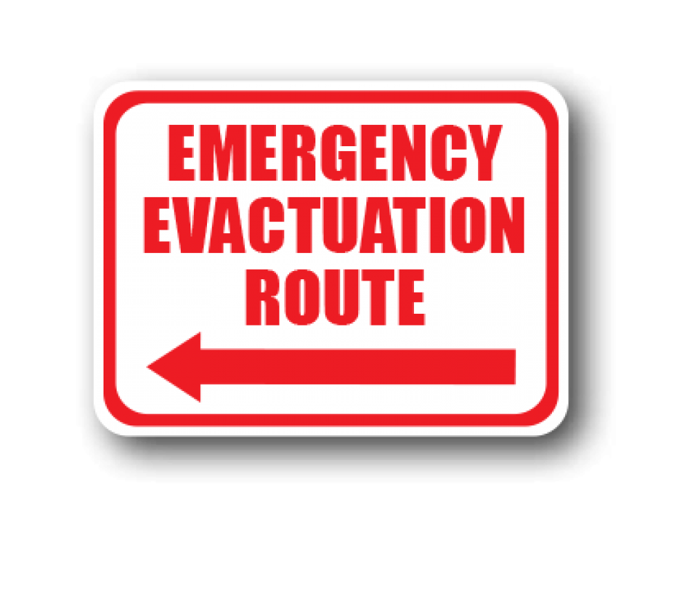 Emergency clipart emergency exit. Safety signs safe walk
