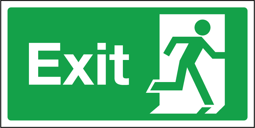 Free signs download clip. Emergency clipart emergency exit