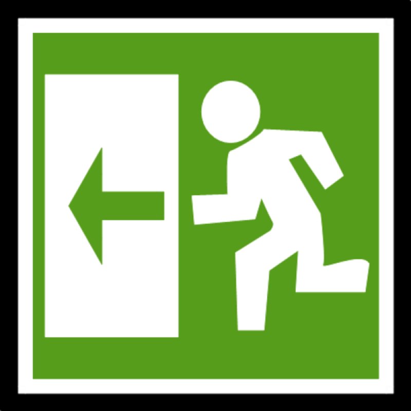 Emergency clipart emergency exit. Sign fire escape clip