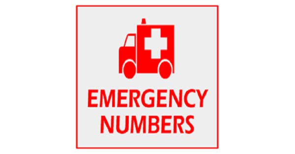 emergency clipart emergency number