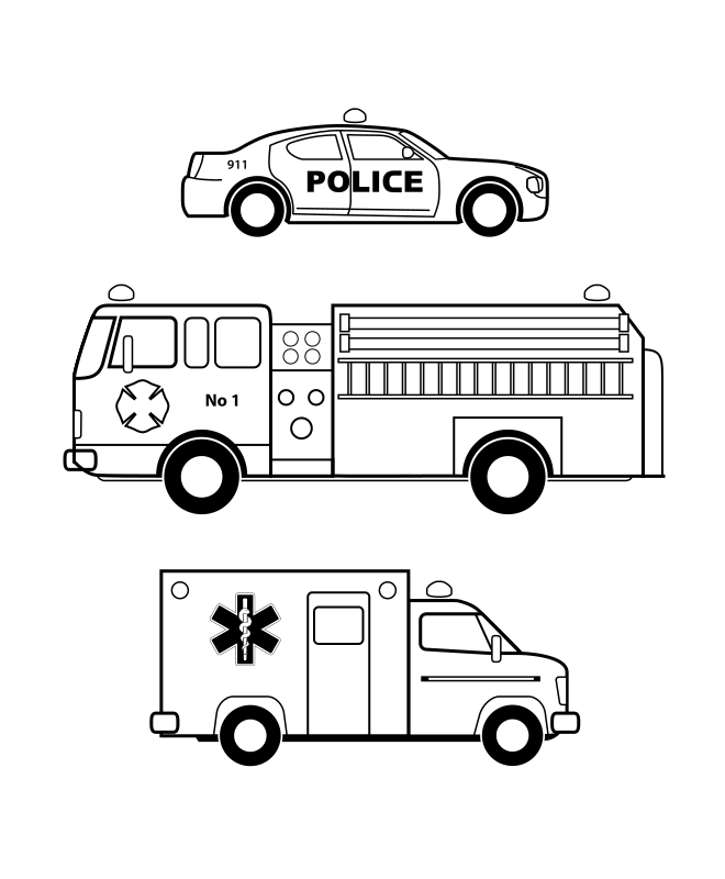 Vehicles black and white. Emergency clipart emergency phone