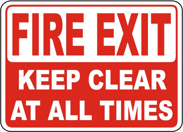 emergency clipart fire door