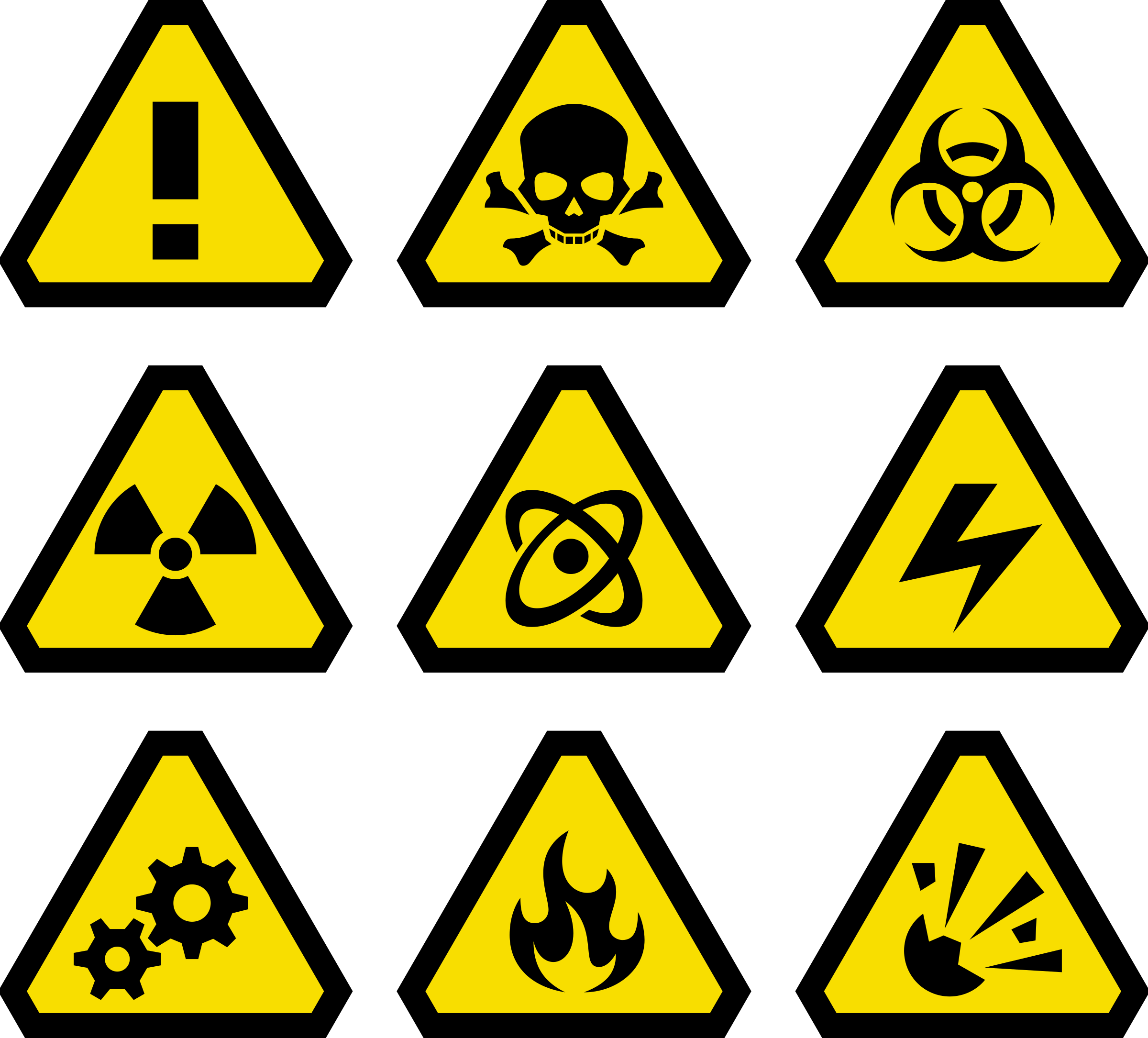emergency clipart warning sign