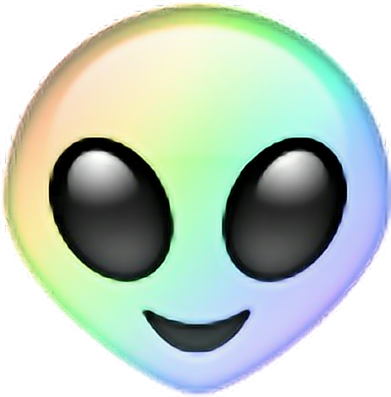 emoji clipart alien