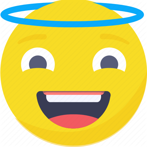  smiley and set. Emoji clipart blessed