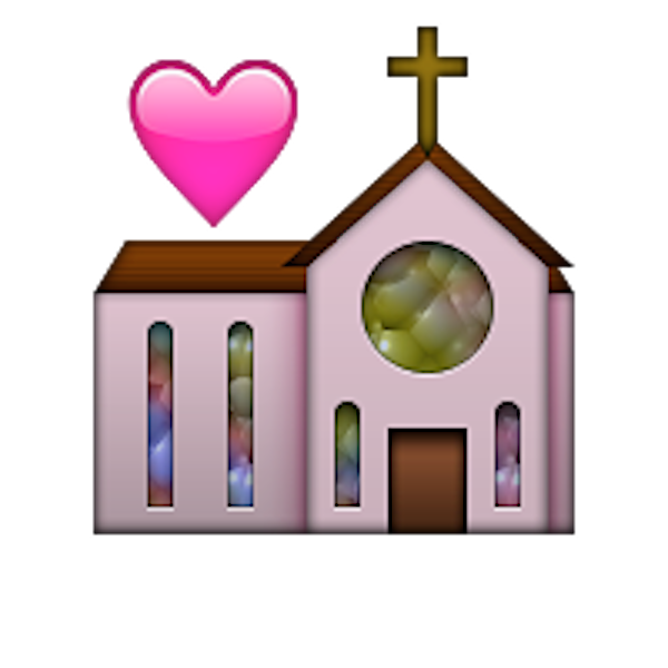 emoji clipart church
