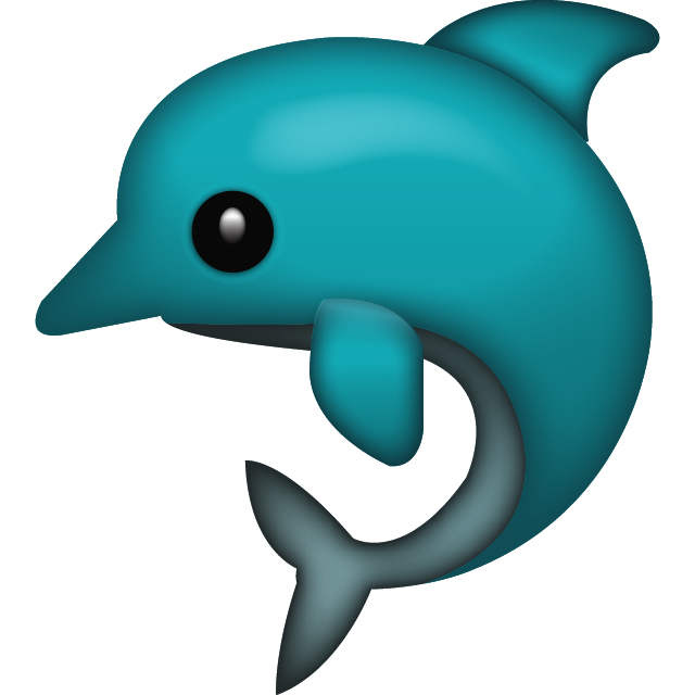 emoji clipart dolphin