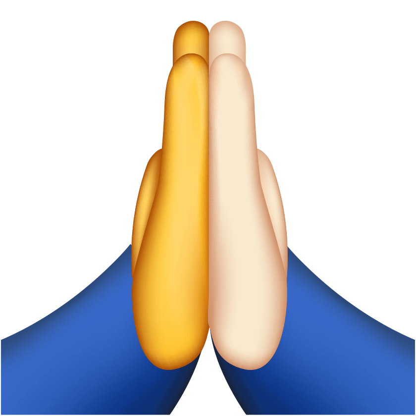 emoji clipart hand