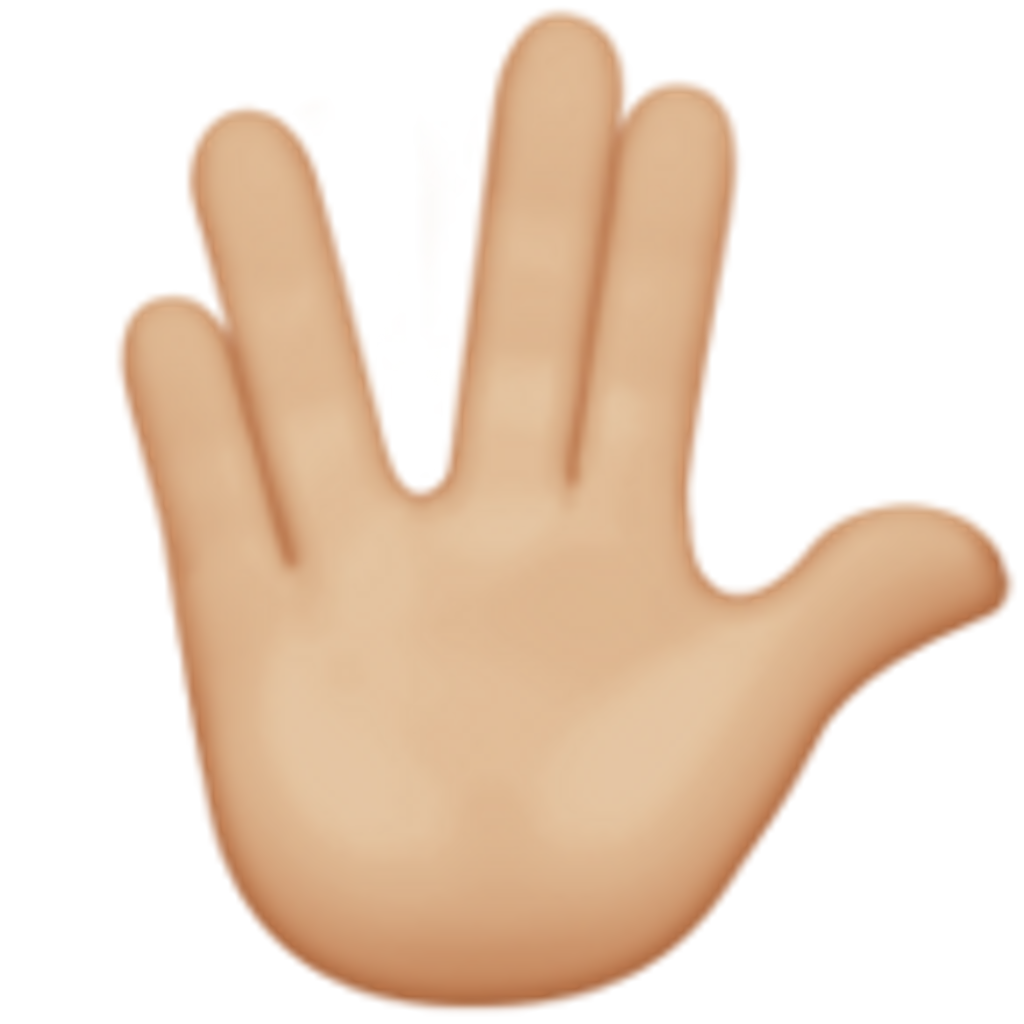 emoji clipart hand