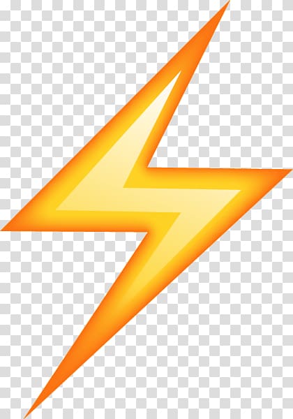 emoji clipart lightning