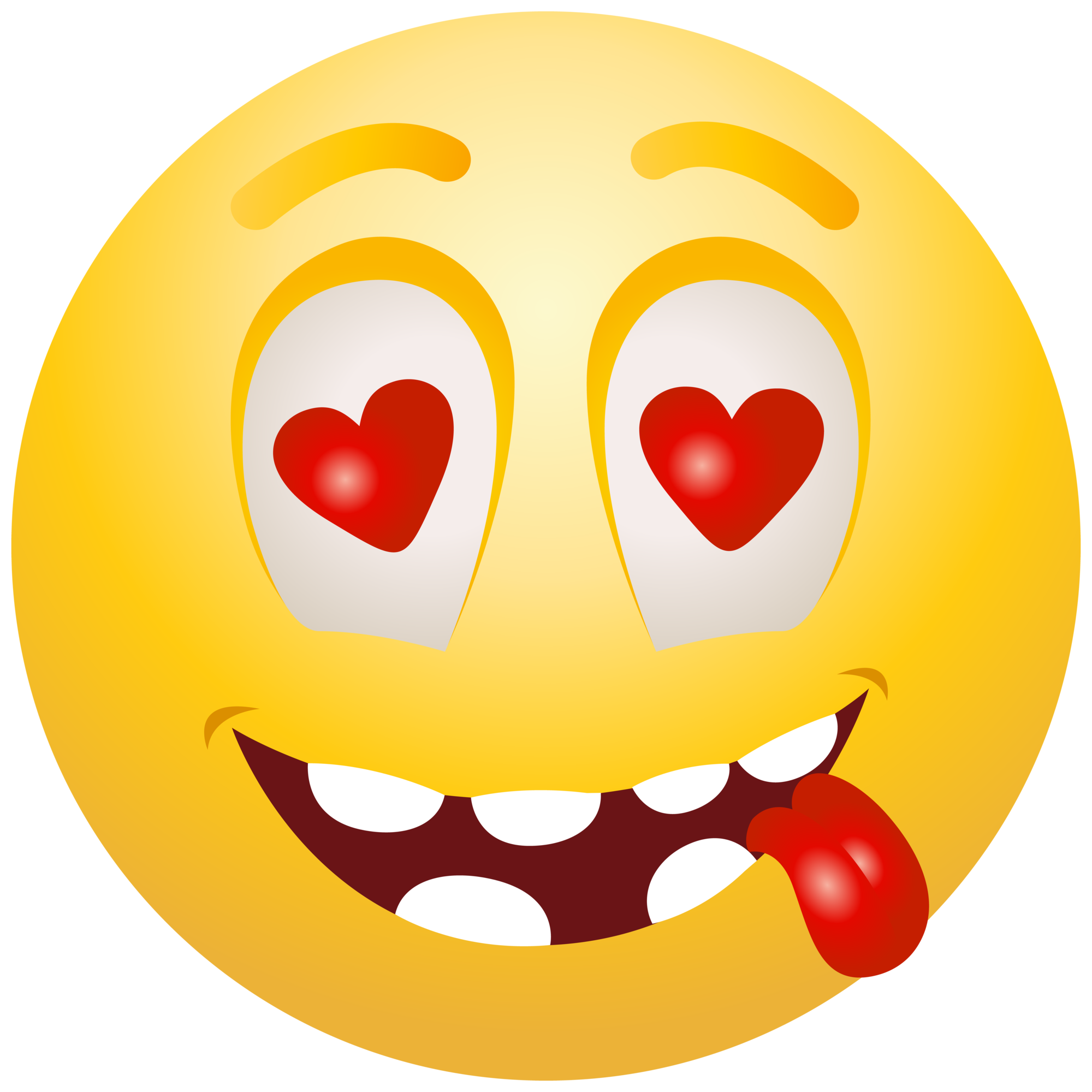 emoji clipart love