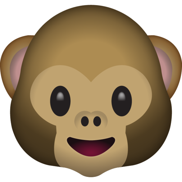 Download face island . Emoji clipart monkey